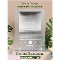 Портреты картины репродукции на заказ - Cigarettes After Sex - Hentai - постер Spotify