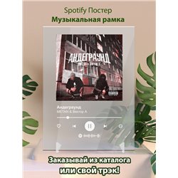 METAN Вектор А - Андеграунд - постер Spotify - Модульная картины, Репродукции, Декоративные панно, Декор стен