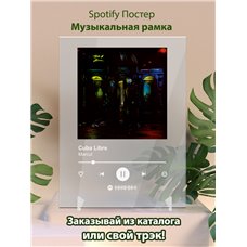 Картина на холсте по фото Модульные картины Печать портретов на холсте Marcul - Cuba Libre - постер Spotify