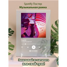 Картина на холсте по фото Модульные картины Печать портретов на холсте G4OUR MAYOT – Растёт - постер Spotify