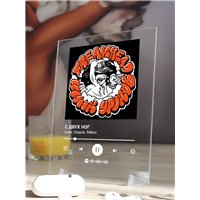Портреты картины репродукции на заказ - Цинк Уродов, Metox - С ДВУХ НОГ - постер Spotify