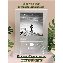 Ssshhhiiittt - Не жалею - постер Spotify - Модульная картины, Репродукции, Декоративные панно, Декор стен
