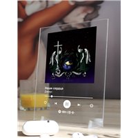 Портреты картины репродукции на заказ - Джизус - Наши сердца - постер Spotify