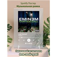 Портреты картины репродукции на заказ - Eminem - Lose Yourself - постер Spotify