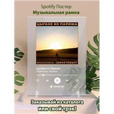 Картина на холсте по фото Модульные картины Печать портретов на холсте Скриптонит Rodionis - Цыгане из Парижа - постер Spotify