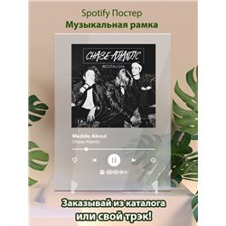 Chase Atlantic - Meddle About - постер Spotify - Модульная картины, Репродукции, Декоративные панно, Декор стен