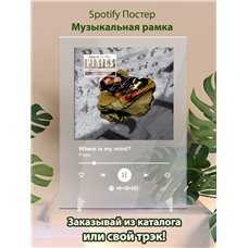 Картина на холсте по фото Модульные картины Печать портретов на холсте Pixes - Where is my mind - постер Spotify