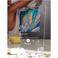 Портреты картины репродукции на заказ - Valenta - Ледяная вода - постер Spotify