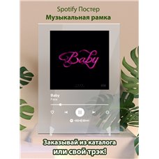 Картина на холсте по фото Модульные картины Печать портретов на холсте Face - Baby - постер Spotify