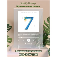 Картина на холсте по фото Модульные картины Печать портретов на холсте BTS - We are Bulletproof the Eternal ДВОЕТОЧИЕ - постер Spotify