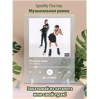 Портреты картины репродукции на заказ - Платина, дора - Сан Ларан - постер Spotify