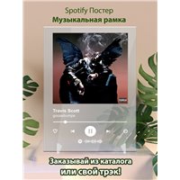 Портреты картины репродукции на заказ - Travis Scott - goosebumps - постер Spotify