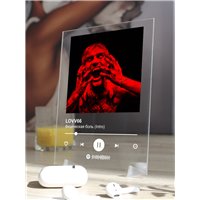 Портреты картины репродукции на заказ - LOVV66 - Физическая боль (Intro) - постер Spotify