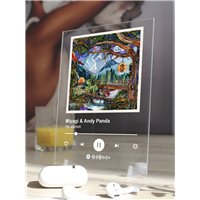 Портреты картины репродукции на заказ - Miyagi Andy Panda - Не жалея - постер Spotify