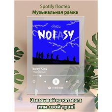 Картина на холсте по фото Модульные картины Печать портретов на холсте Stray Kids - Thunderous - постер Spotify
