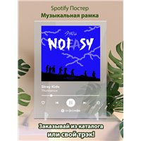 Портреты картины репродукции на заказ - Stray Kids - Thunderous - постер Spotify