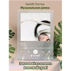 Картина на холсте по фото Модульные картины Печать портретов на холсте FACE - Надежда - постер Spotify