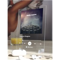 Портреты картины репродукции на заказ - Imagine Dragons - Demons - постер Spotify