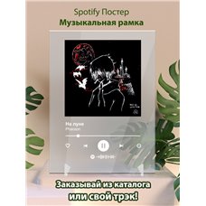Картина на холсте по фото Модульные картины Печать портретов на холсте Pharaon - На луне - постер Spotify