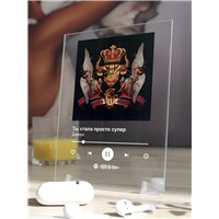 Портреты картины репродукции на заказ - Джизус - Ты стала просто супер - постер Spotify