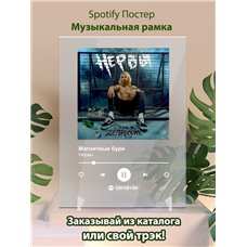 Картина на холсте по фото Модульные картины Печать портретов на холсте Нервы - Магнитные бури - постер Spotify
