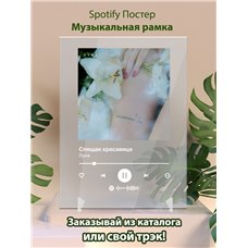 Картина на холсте по фото Модульные картины Печать портретов на холсте Луна - Спящая красавица - постер Spotify