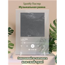 Картина на холсте по фото Модульные картины Печать портретов на холсте Pharaon - Love Kills - постер Spotify