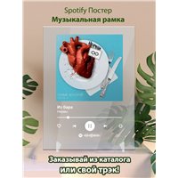 Портреты картины репродукции на заказ - Нервы - Из бара - постер Spotify