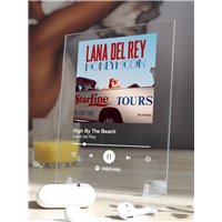 Портреты картины репродукции на заказ - Lana Del Rey - High By The Beach - постер Spotify