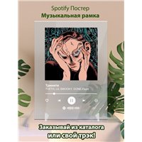 Портреты картины репродукции на заказ - TVETH, LIL SMOOKY, GONE.Fludd - Тринити - постер Spotify