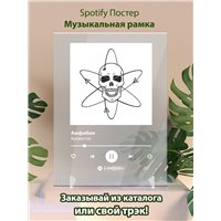 Портреты картины репродукции на заказ - Кровосток - Амфибия - постер Spotify