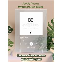 Портреты картины репродукции на заказ - BTS - Blue Grey - постер Spotify