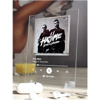 Портреты картины репродукции на заказ - MiyaGi Эндшпиль - Fire Man - постер Spotify