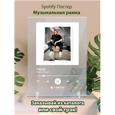 Картина на холсте по фото Модульные картины Печать портретов на холсте Frank Ocean - Chanel - постер Spotify