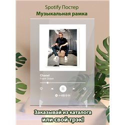 Frank Ocean - Chanel - постер Spotify - Модульная картины, Репродукции, Декоративные панно, Декор стен