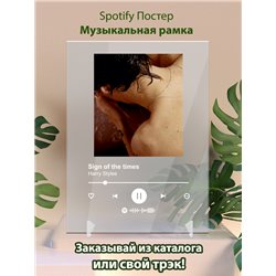 Harry Styles - Sign of the times - постер Spotify - Модульная картины, Репродукции, Декоративные панно, Декор стен