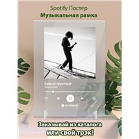 Портреты картины репродукции на заказ - Ssshhhiiittt - Самый грустный - постер Spotify