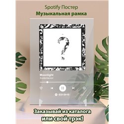 Xxxtentacion - Moonlight - постер Spotify - Модульная картины, Репродукции, Декоративные панно, Декор стен