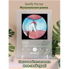 Картина на холсте по фото Модульные картины Печать портретов на холсте Harry Styles - Golden - постер Spotify