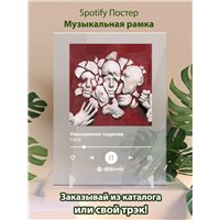 Портреты картины репродукции на заказ - FACE - Невзаимное падение - постер Spotify