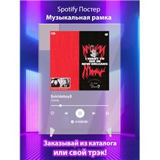 Картина на холсте по фото Модульные картины Печать портретов на холсте $uicideboy$ - Coma - постер Spotify