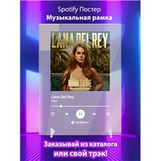 Картина на холсте по фото Модульные картины Печать портретов на холсте Lana Del Rey - Yayo - постер Spotify