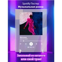 Портреты картины репродукции на заказ - Wannasay - Красный закат - постер Spotify