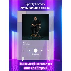 Фогель - День ночь - постер Spotify - Модульная картины, Репродукции, Декоративные панно, Декор стен