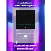 Портреты картины репродукции на заказ - Truwer - На волну - постер Spotify