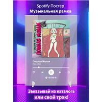 Портреты картины репродукции на заказ - Пошлая Молли - Нон-стоп - постер Spotify