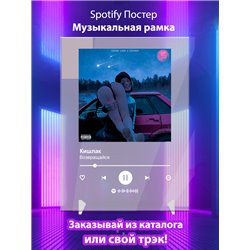 Кишлак - Возвращайся - постер Spotify - Модульная картины, Репродукции, Декоративные панно, Декор стен