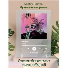 Картина на холсте по фото Модульные картины Печать портретов на холсте Jubilee - Она моя - постер Spotify