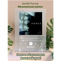Портреты картины репродукции на заказ - Miyagi Andy Panda feat. TumaniYO - Force - постер Spotify
