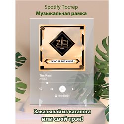 ATEEZ - The Real - постер Spotify - Модульная картины, Репродукции, Декоративные панно, Декор стен